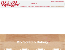 Tablet Screenshot of kekicake.com